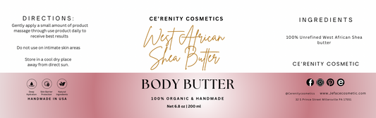 West African Shea Body Butter